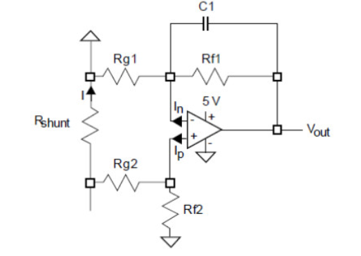 Dual OPAMP in line Magnetic. Low Side current Sensing Design.