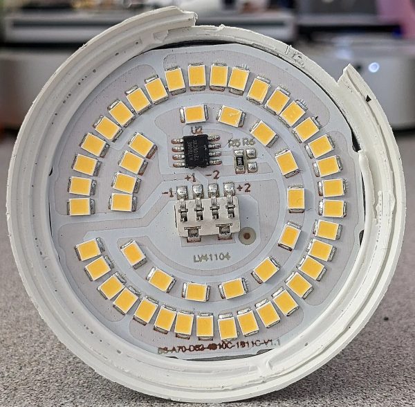 Freeing a three way LED light bulb s insides from their captivity