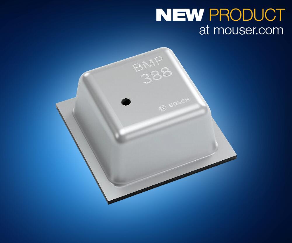 Bosch BMP388 Now at Mouser EDN Asia